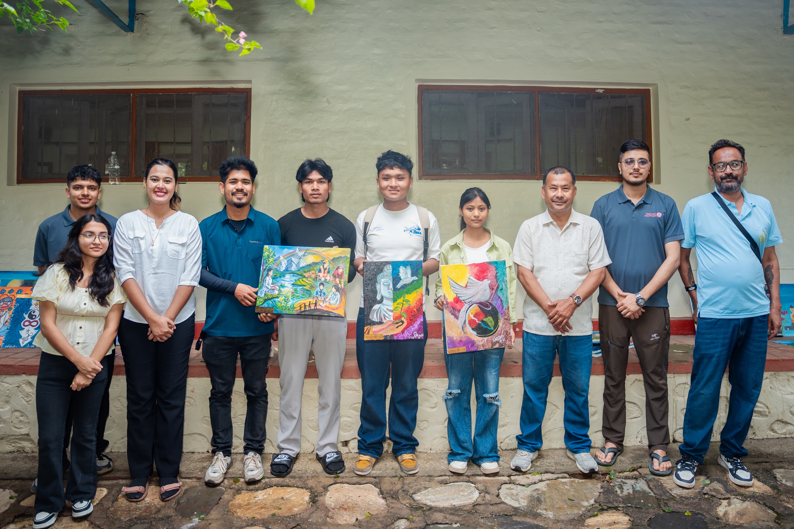 Rotary organized 2nd Open Art Painting competition