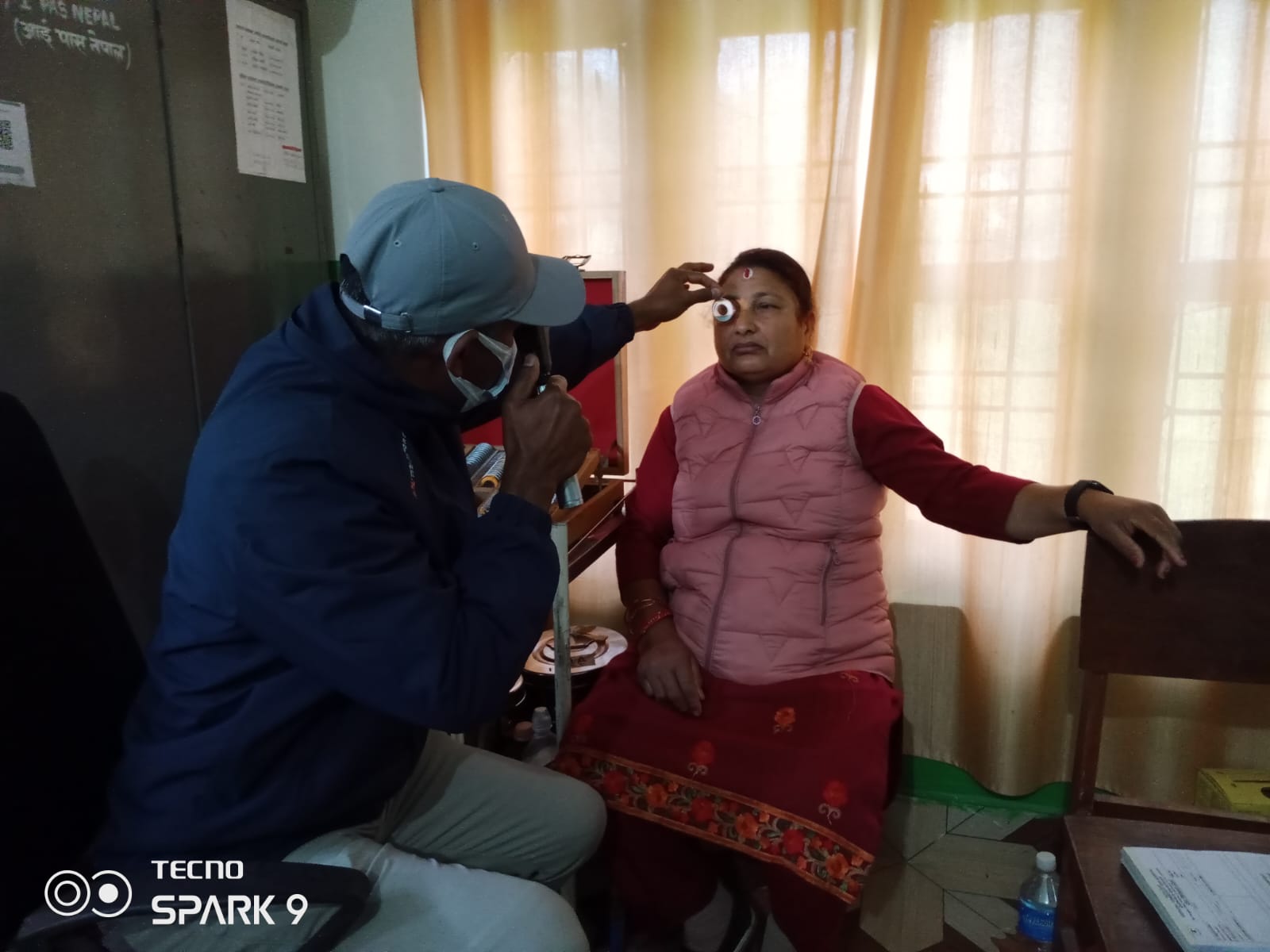 Free Eye screening camp in Phakhel 4, Indrasarobar