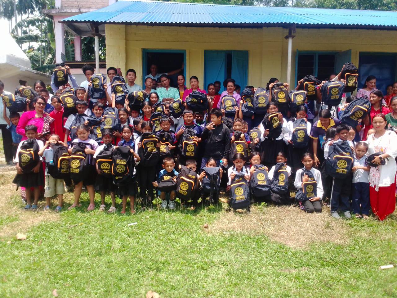 Girls Toilet  Reconstruction of and Stationery distribution