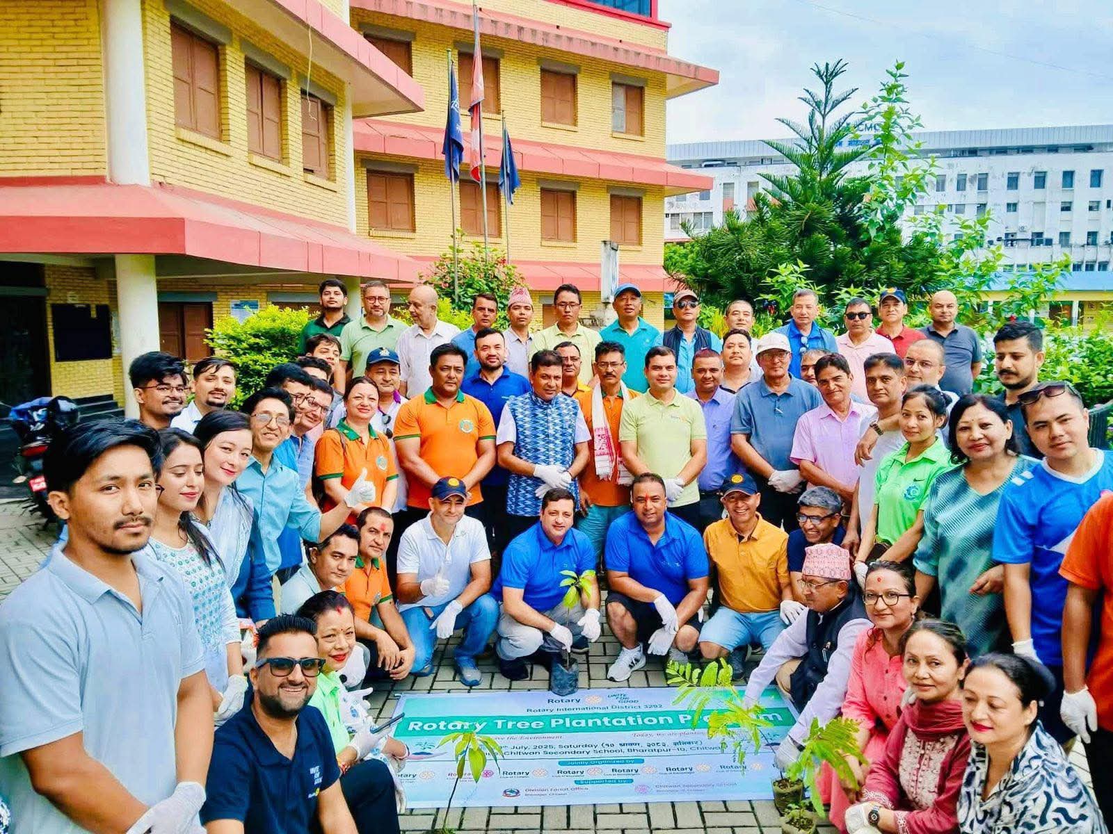 Rotary Tree plantation project