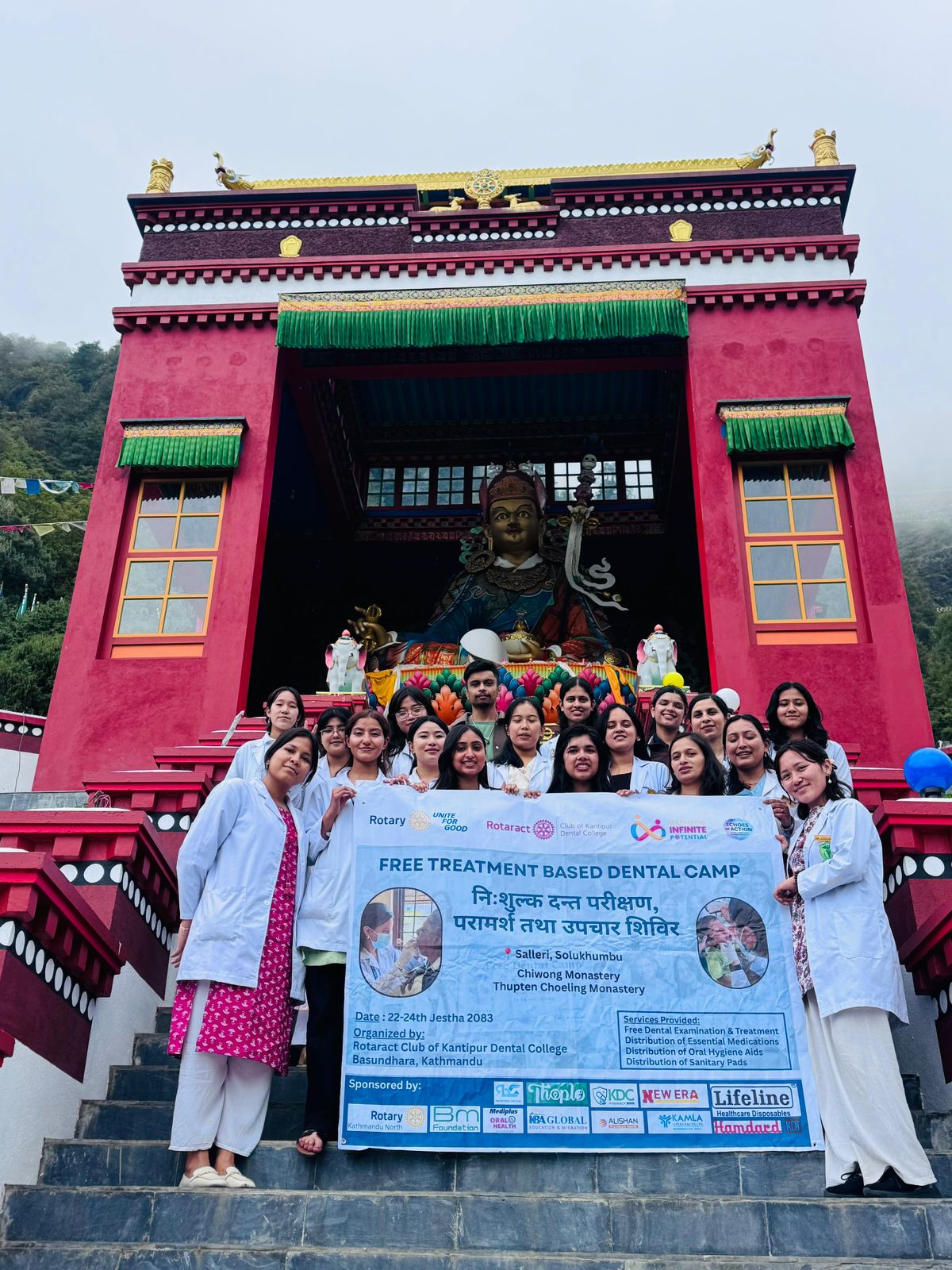 Free Treatment based dental camp