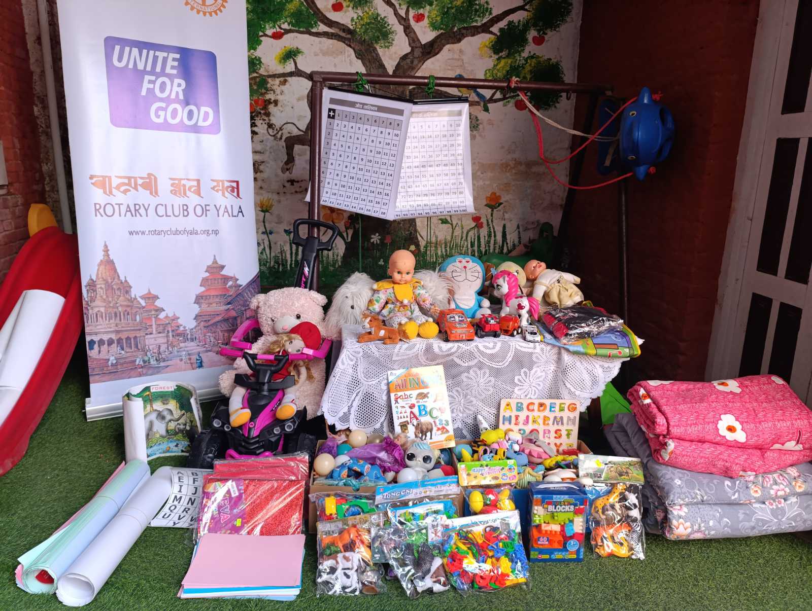 Stationery, Cloth & Toys  distribution