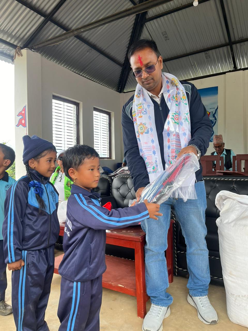Computer Lab handover & and school bags distribution to students of Shree Sarvoday Janak Madhyamik Vidyalaya Jaimini Baglung