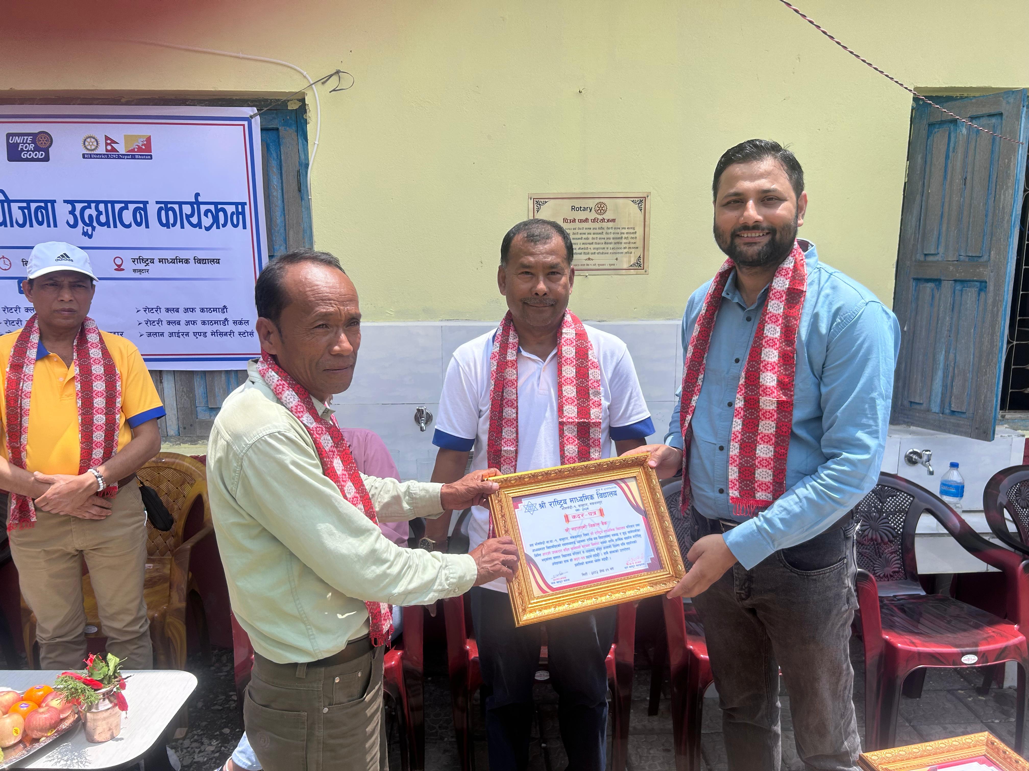 Rotary builds drinking water system with RO in schools