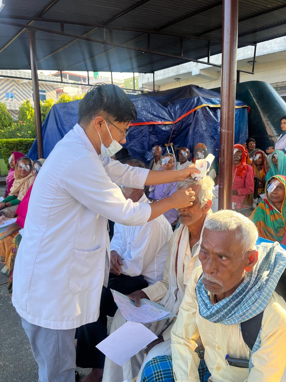 The first phase of cataract surgery camp completed