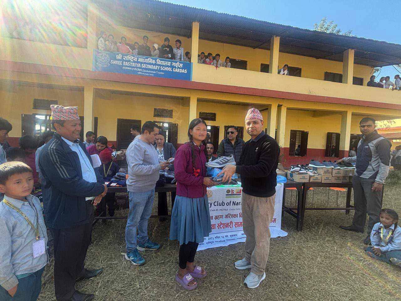 Warm cloth & Stationary distribution at RCC Village