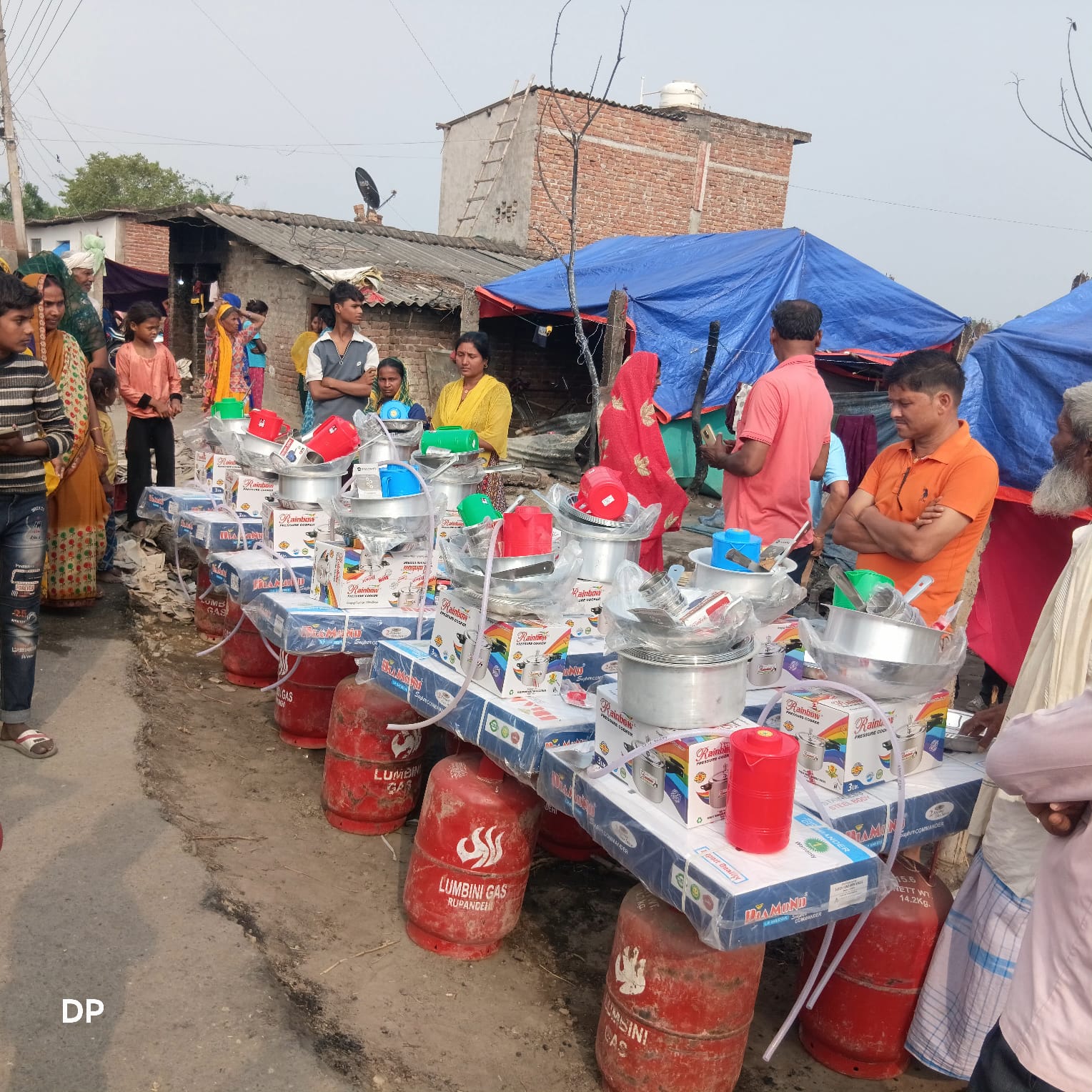 Rotary Club of Kathmandu Provide Aqua Boxes and other materials to Fire-Affected Families in Nawalparasi
