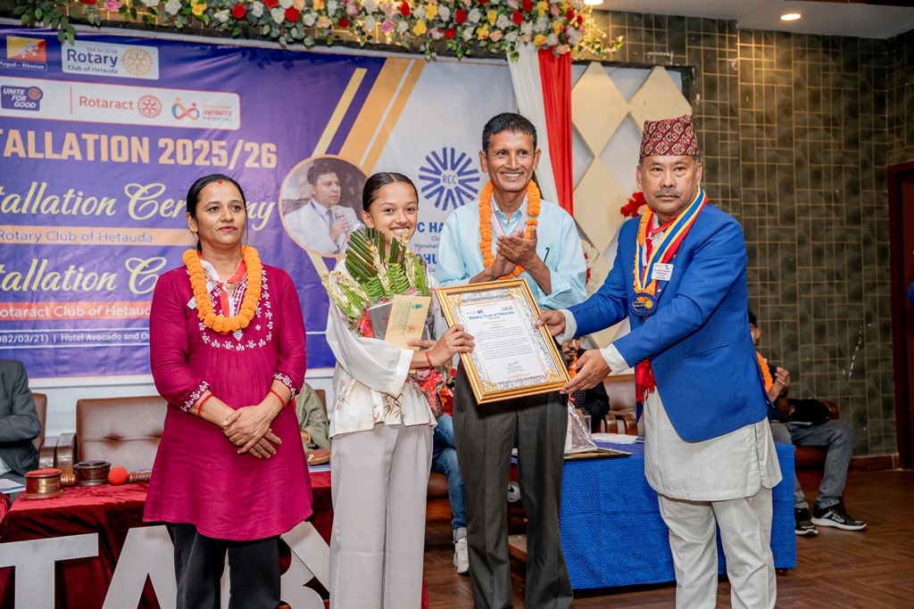 Honors and awards to students who scored excellent marks in SEE examination