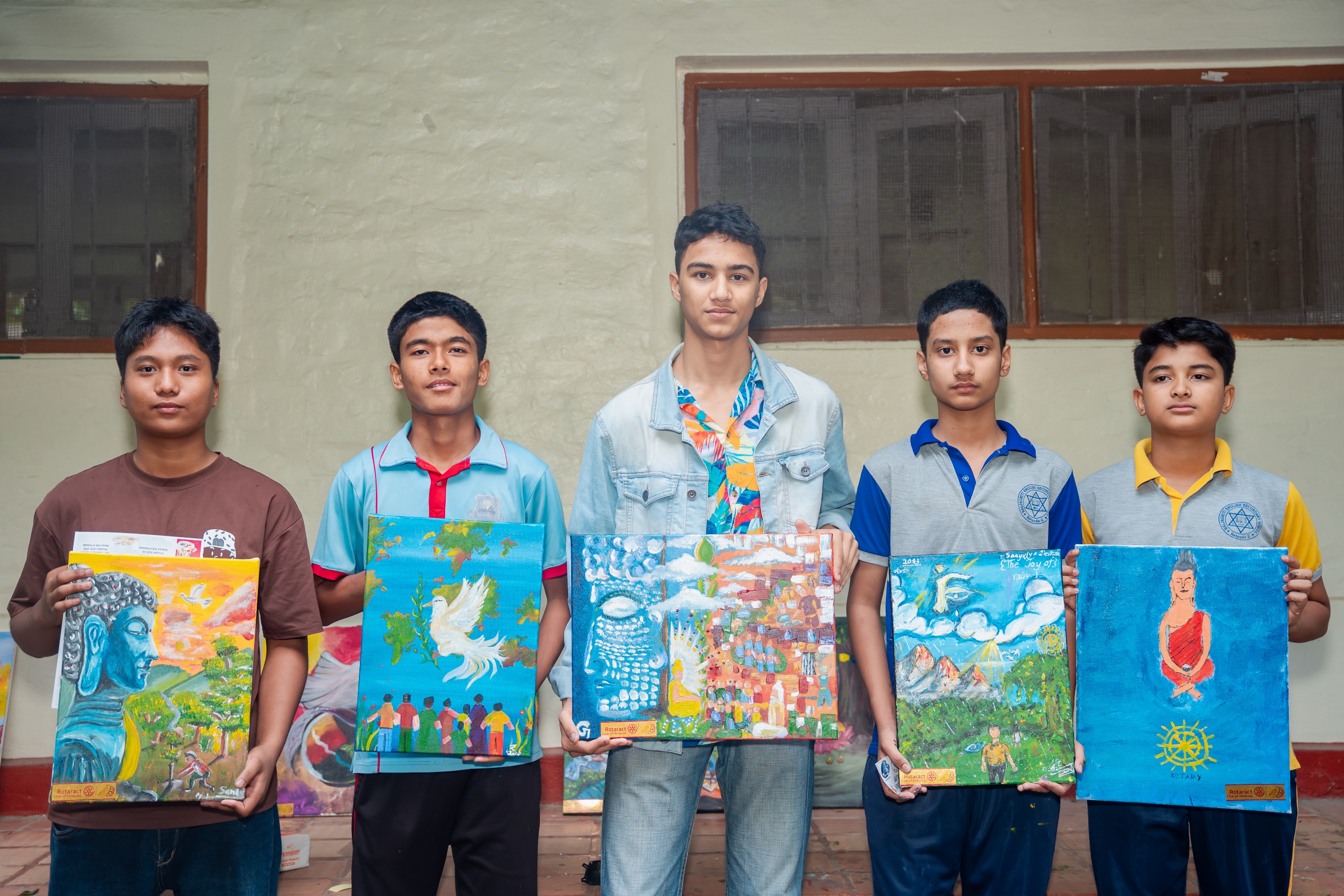 Rotary organized 2nd Open Art Painting competition