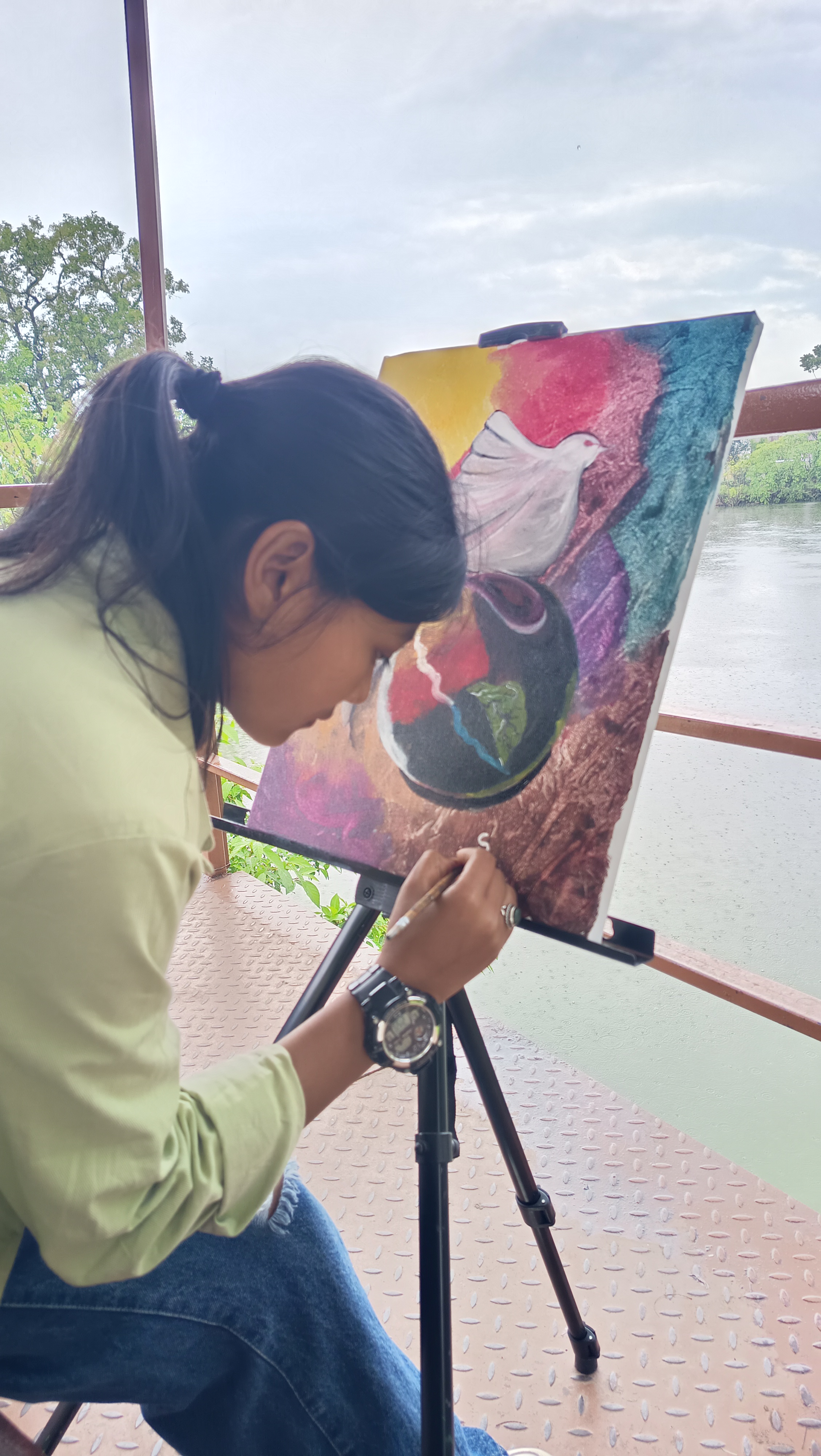 Rotary organized 2nd Open Art Painting competition