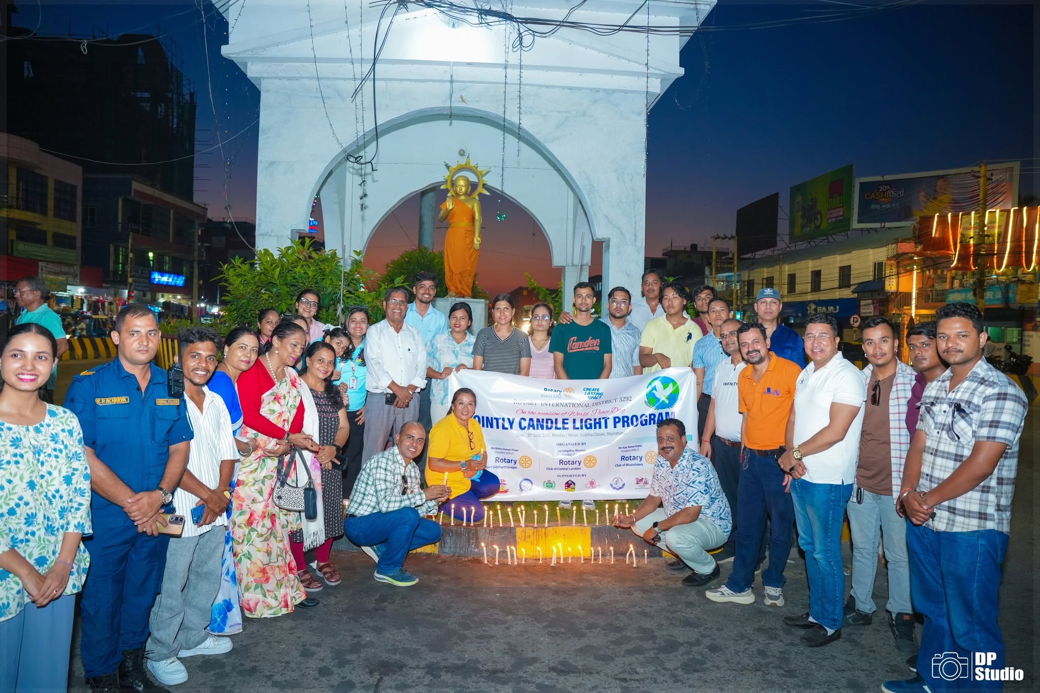 Jointly Candle Light Program on World Paece Day