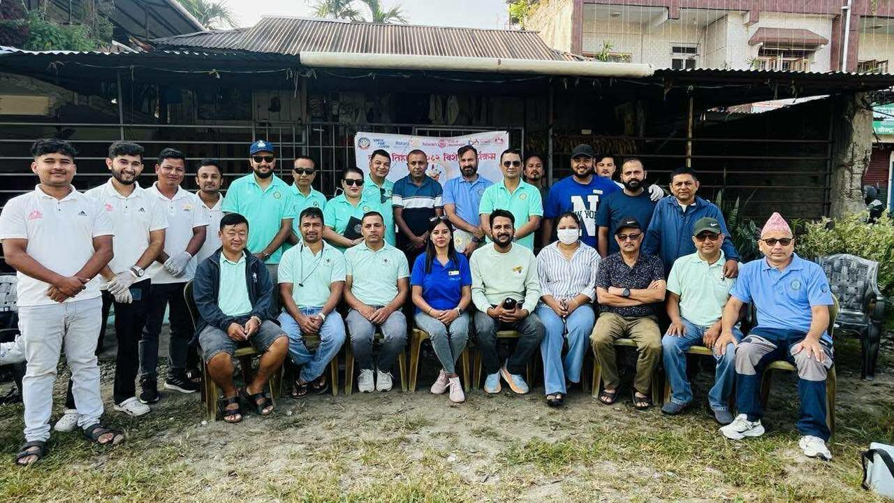 Vaccination, Feeding and Reflective Collar Distribution on Kukur Tihar