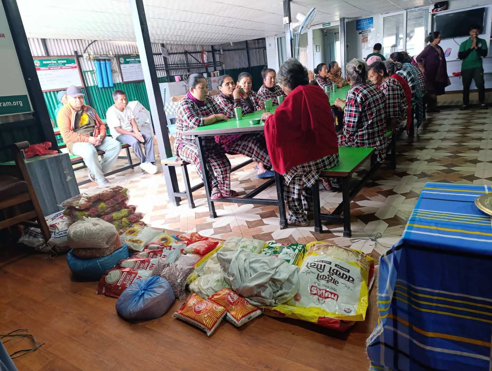 Distribution of meals