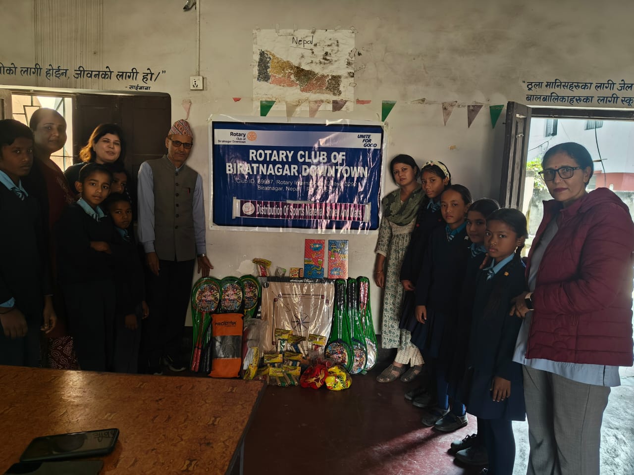 Sports Equipment Handover to Community Schools