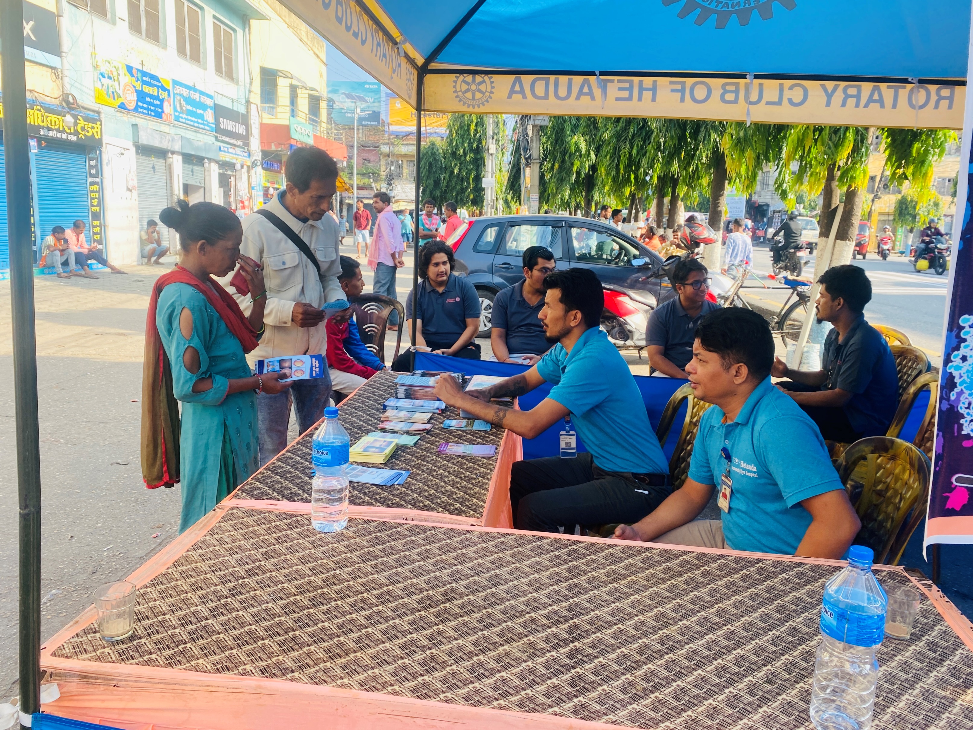 World Sight Day - Public awareness stall on eye health