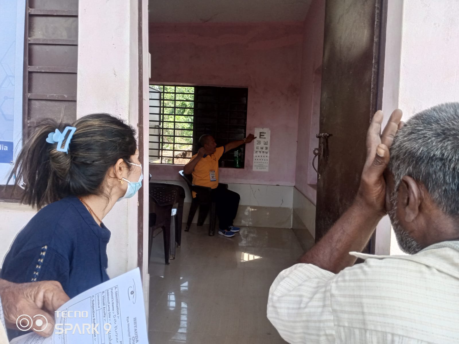 Free Eye screening camp in Phakhel 4, Indrasarobar
