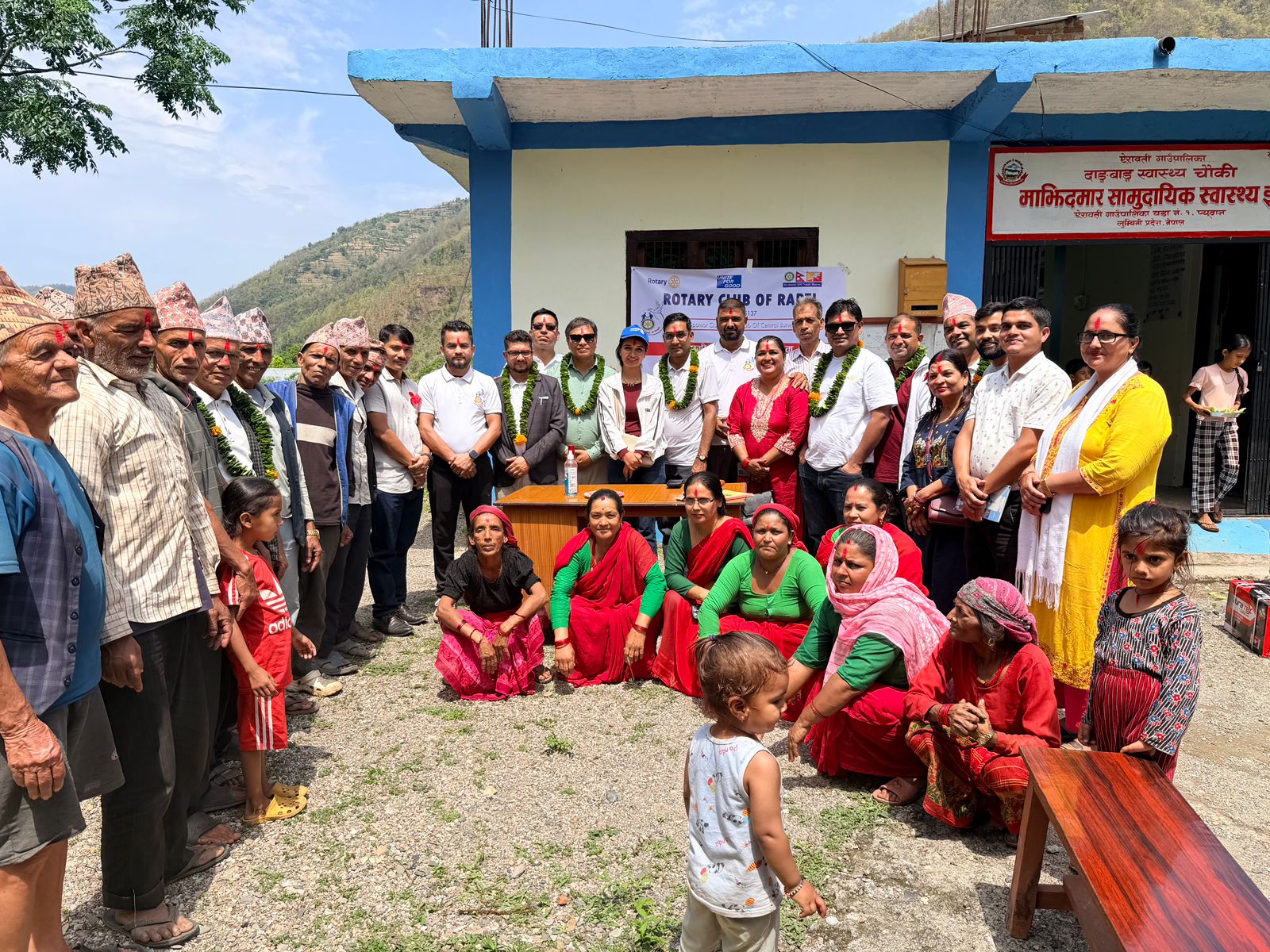 Handover of Materials to the Health unit