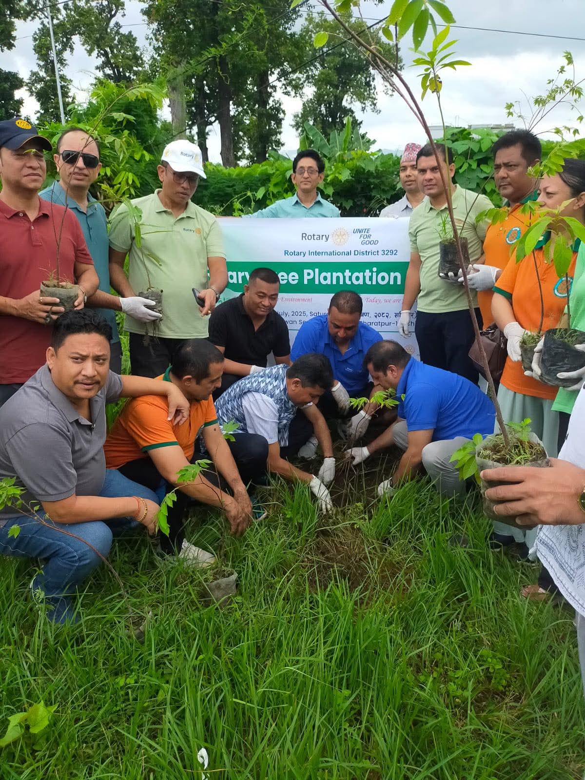 Rotary Tree plantation project