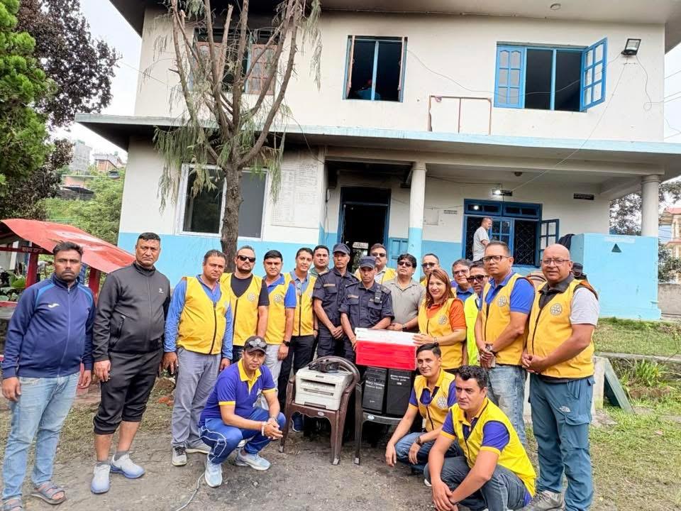 computer and printer support to dharmasthali police station