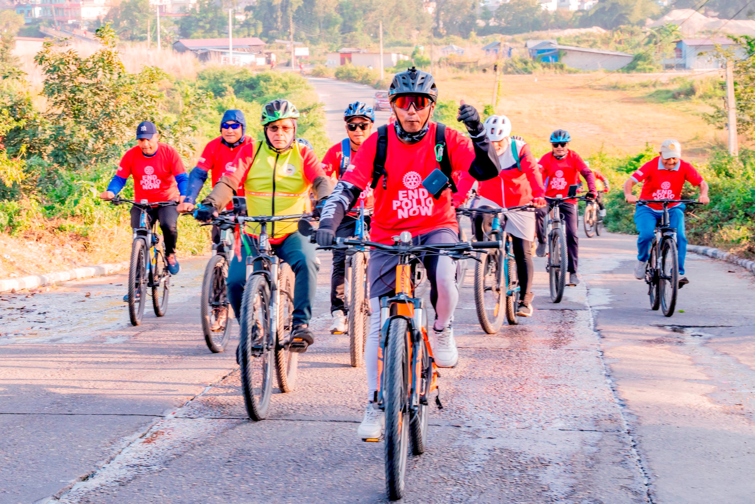 “End Polio Now” Cycle Rally Program
