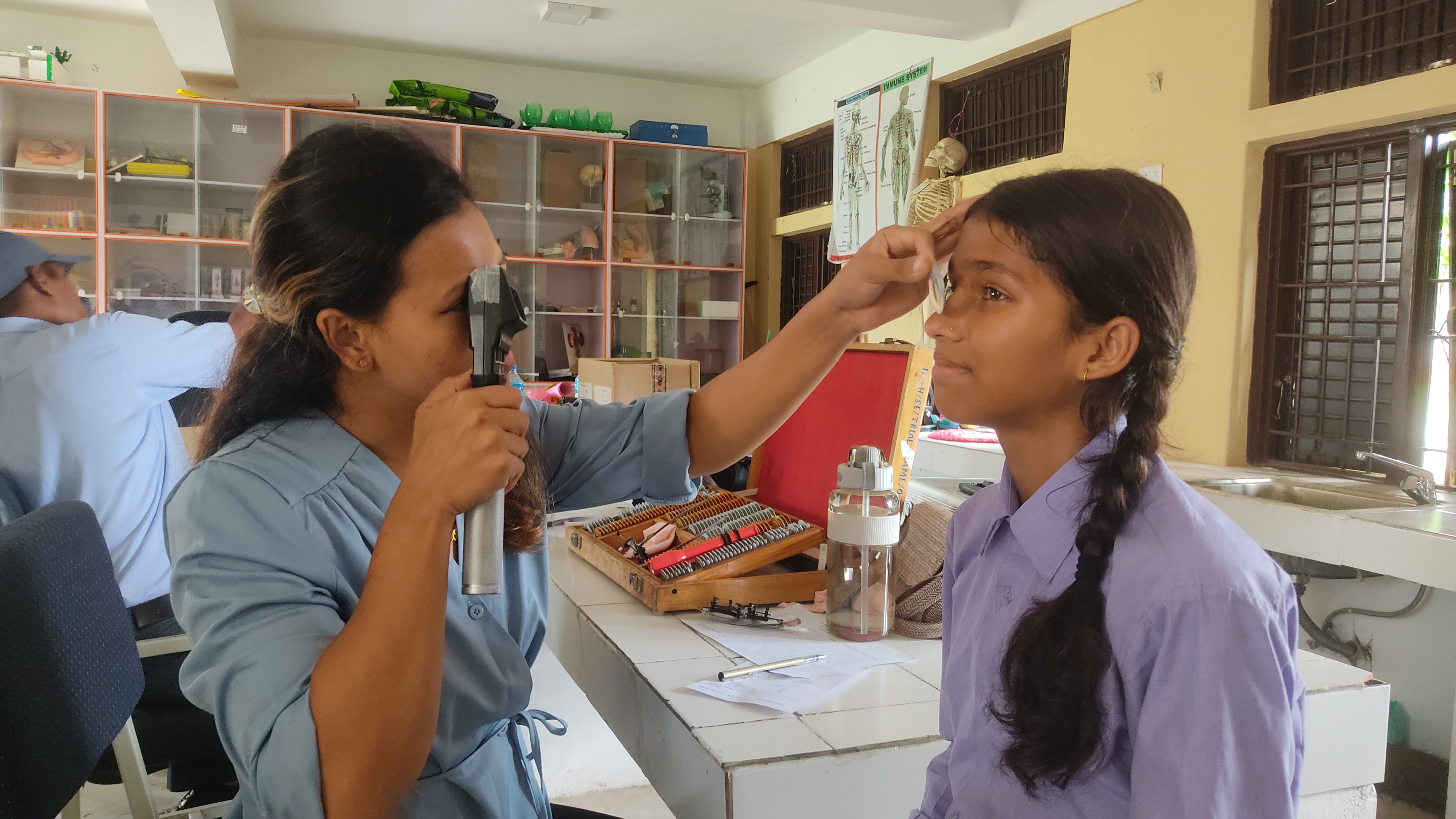Free eye check up camp in school