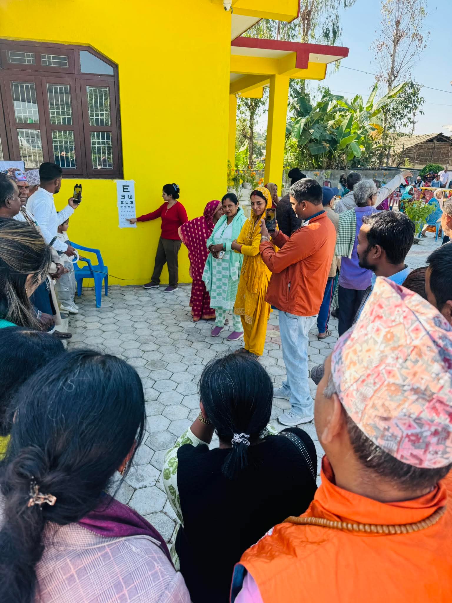 Free Eye Screening Camp in Jyamire, Manahari