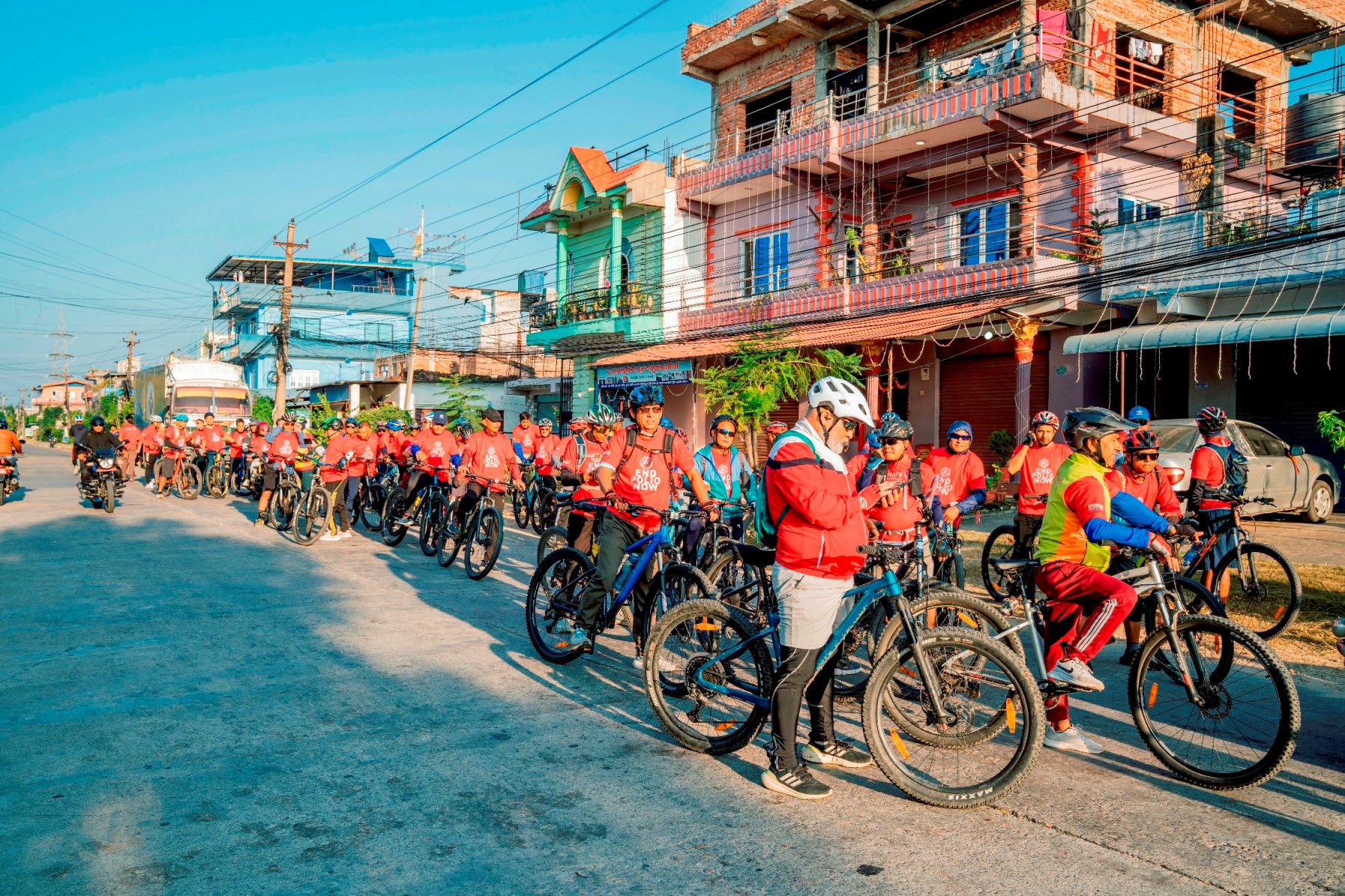 “End Polio Now” Cycle Rally Program