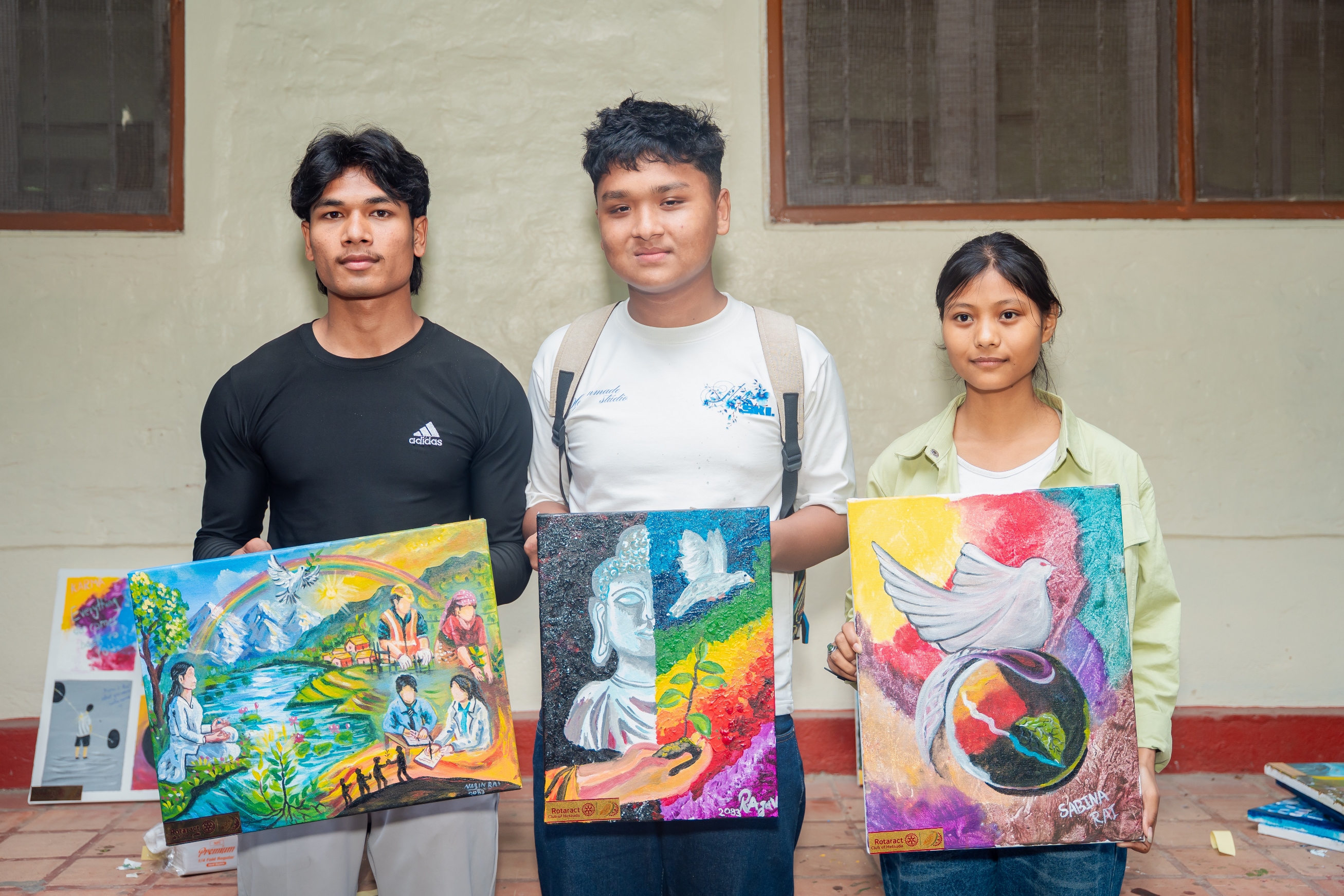 Rotary organized 2nd Open Art Painting competition