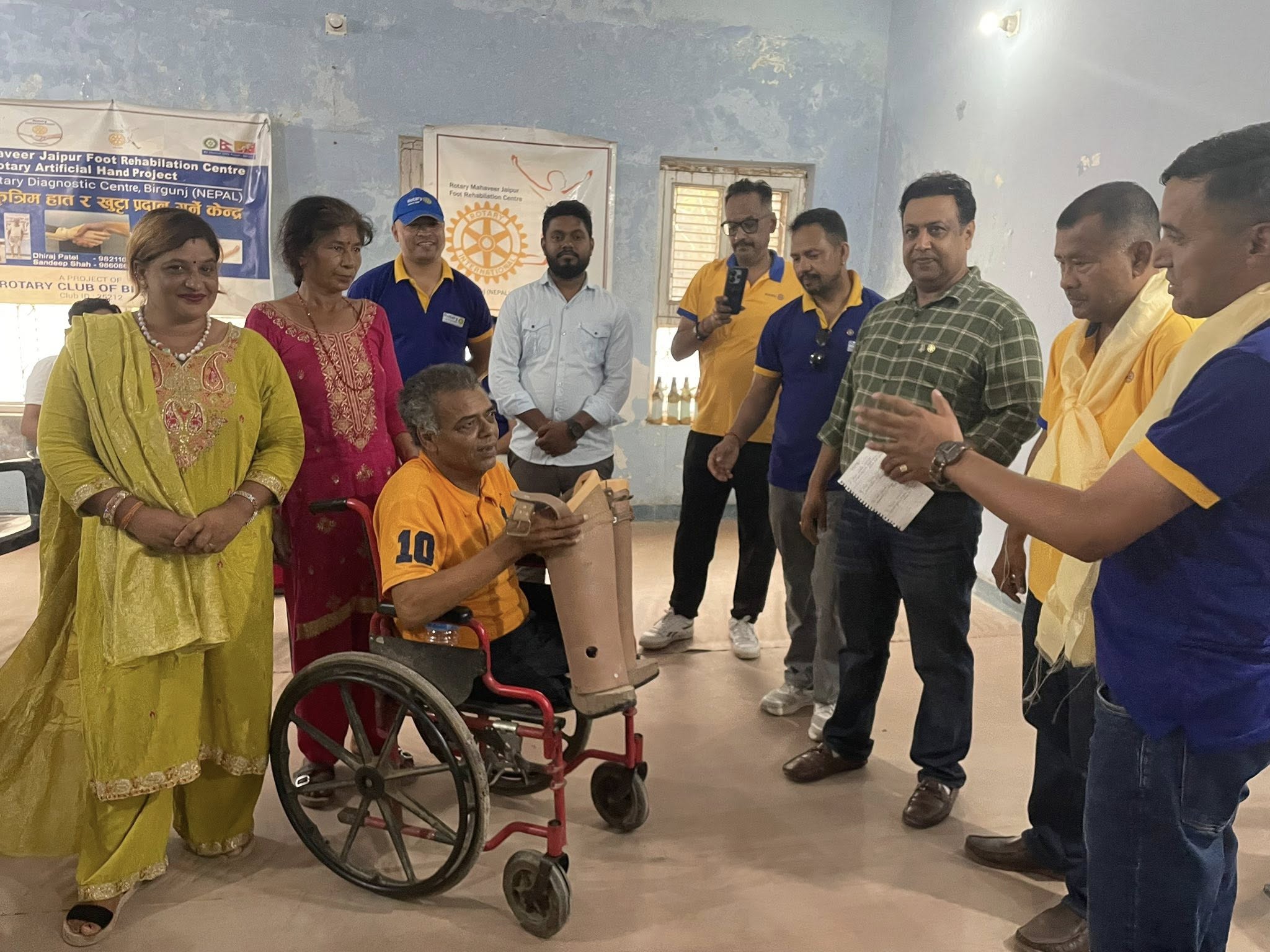 Financial Support for artificial legs (limbs)