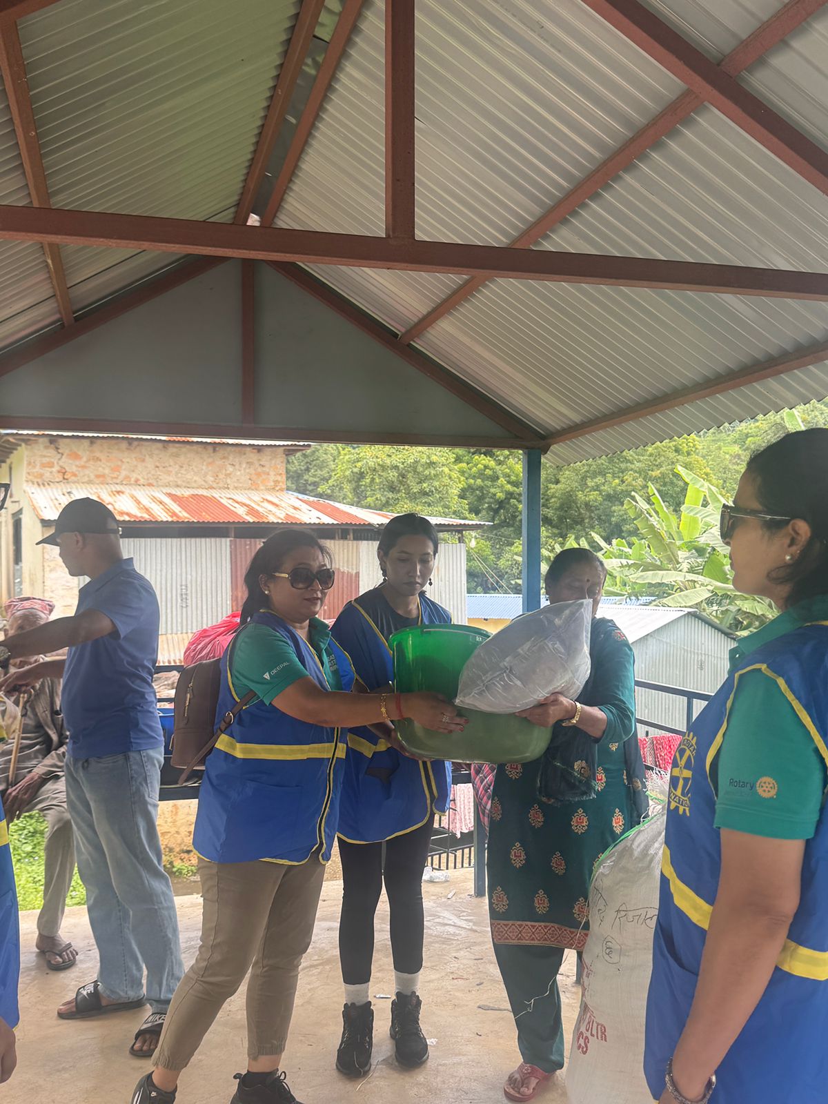 Relief Material Distribution to Flood Victims