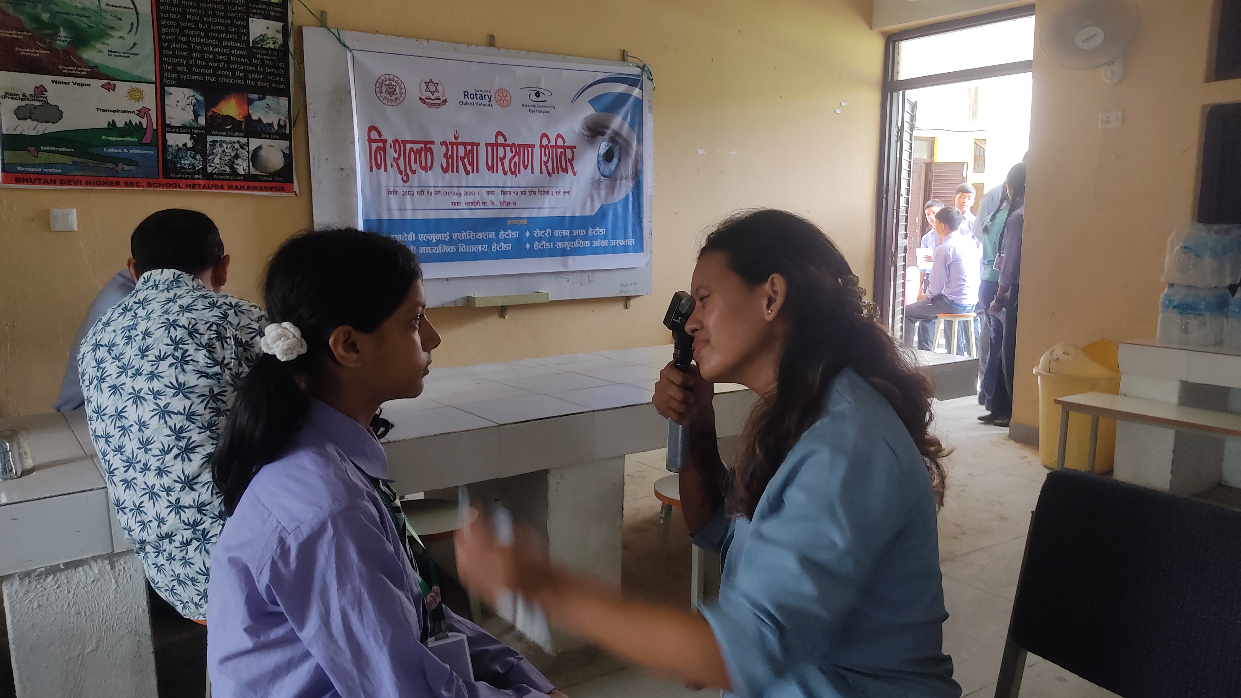 Free eye check up camp in school